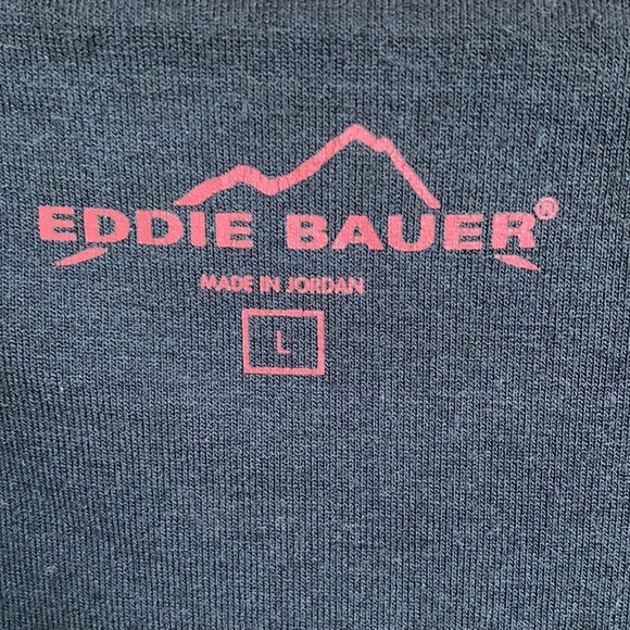 Eddie Bauer Black Aster Crossover Dress Large - Picture 2 of 6